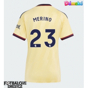 Arsenal Mikel Merino #23 Dámské Alternativní Dres 2026-27 Krátký Rukáv Arsenal Mikel Merino #23 Dámské Alternativní Dres 2026-27 Krátký Rukáv